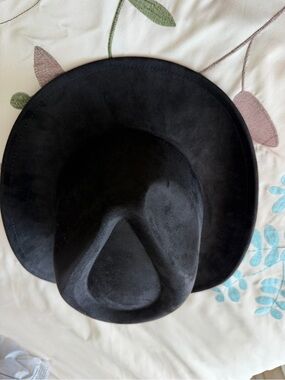 Classic Black Felt Fedora Hat - Men Accessories